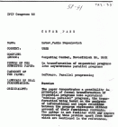 Первая страница доклада на ИФИП, 1968